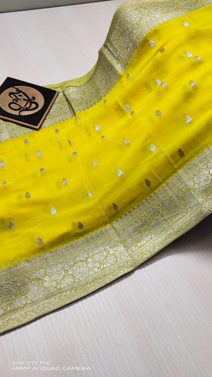 Banarasi Warm katan Dybel Soft Silk Saree